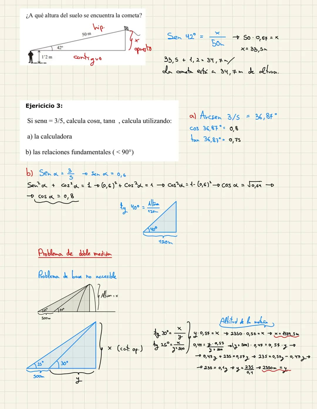 
<p>La trigonometría es una rama de las matemáticas que se encarga de estudiar las relaciones entre los ángulos y los lados de los triángulo