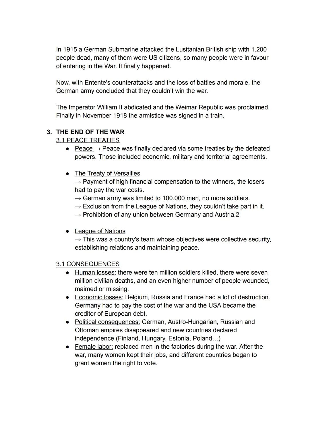 UNIT 5 FIRST WORLD WAR
1. ALLIANCES
1.1 CAUSES
Nationalist rivalries
Germany VS France → They were the biggest industrial
powered countries.