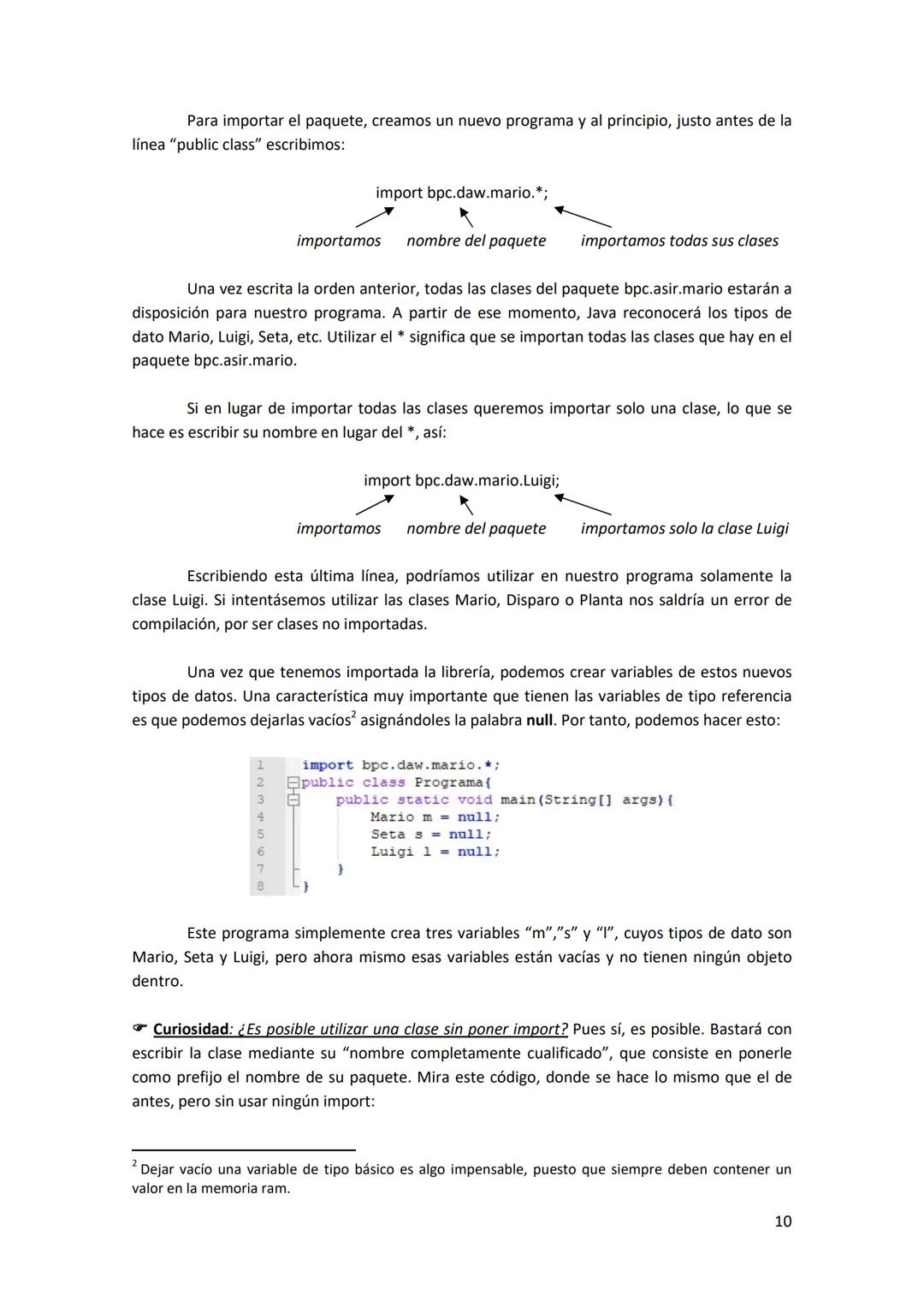 Fundamentos de
Programación
Tema 2: La programación
orientada a objetos
Contenidos
1.- Introducción
2.- La programación orientada a objetos.