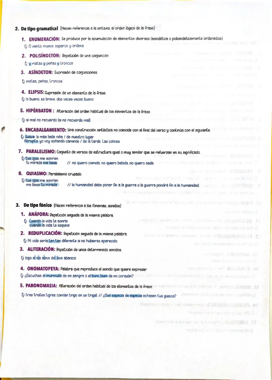 FIGURAS RETÓRICAS 2
1.De tipo léxico (Hacen referencia a las palabras, no la frase)
1. EPÍTETO: Destacar una cualidad que es propia de un su