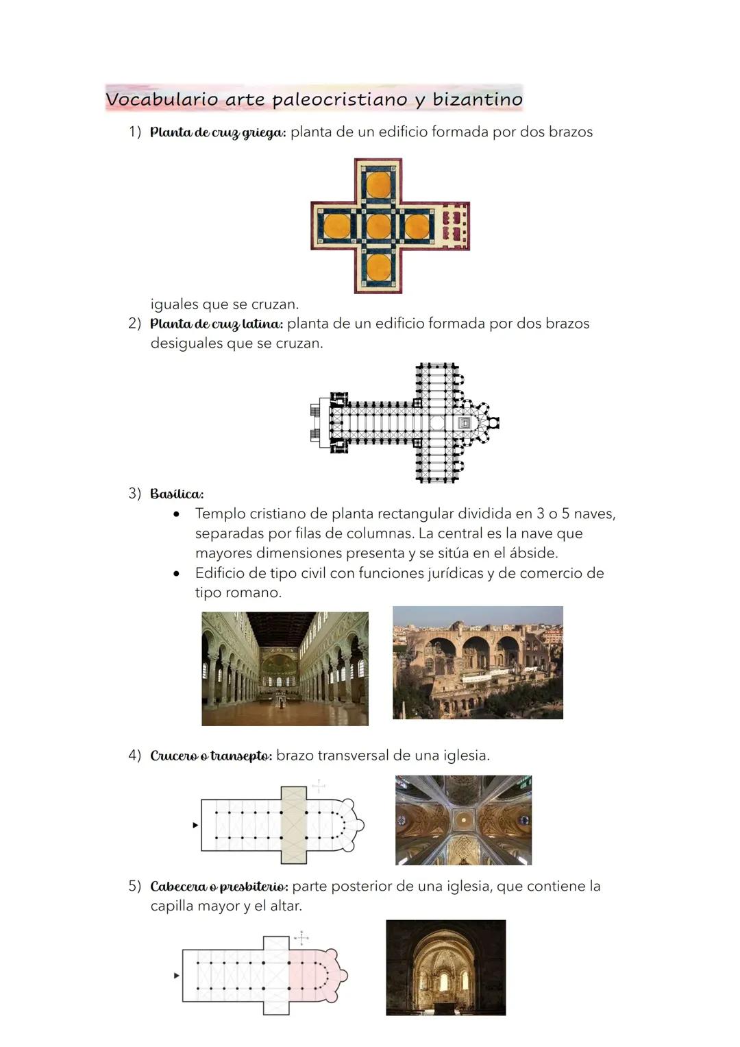 Arte Prerrománico y Bizantino: Guía de Términos y Conceptos Esenciales
