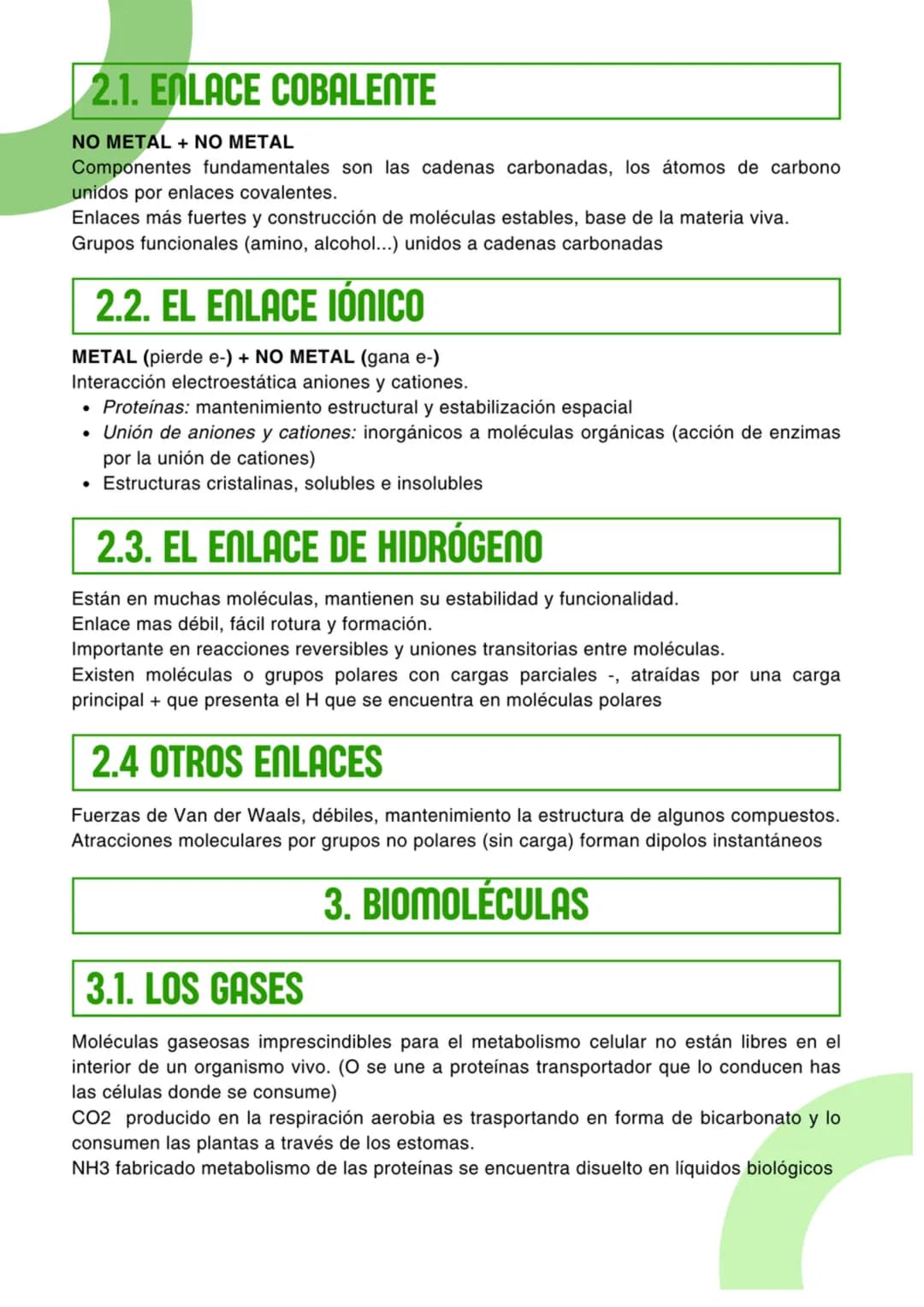 # Tema : 1

# BIOELEMENTOS

## 1.BIOELEMENTOS

Son las moléculas que constituyen los seres vivos, son unos 70 elementos llamados bioelemento
