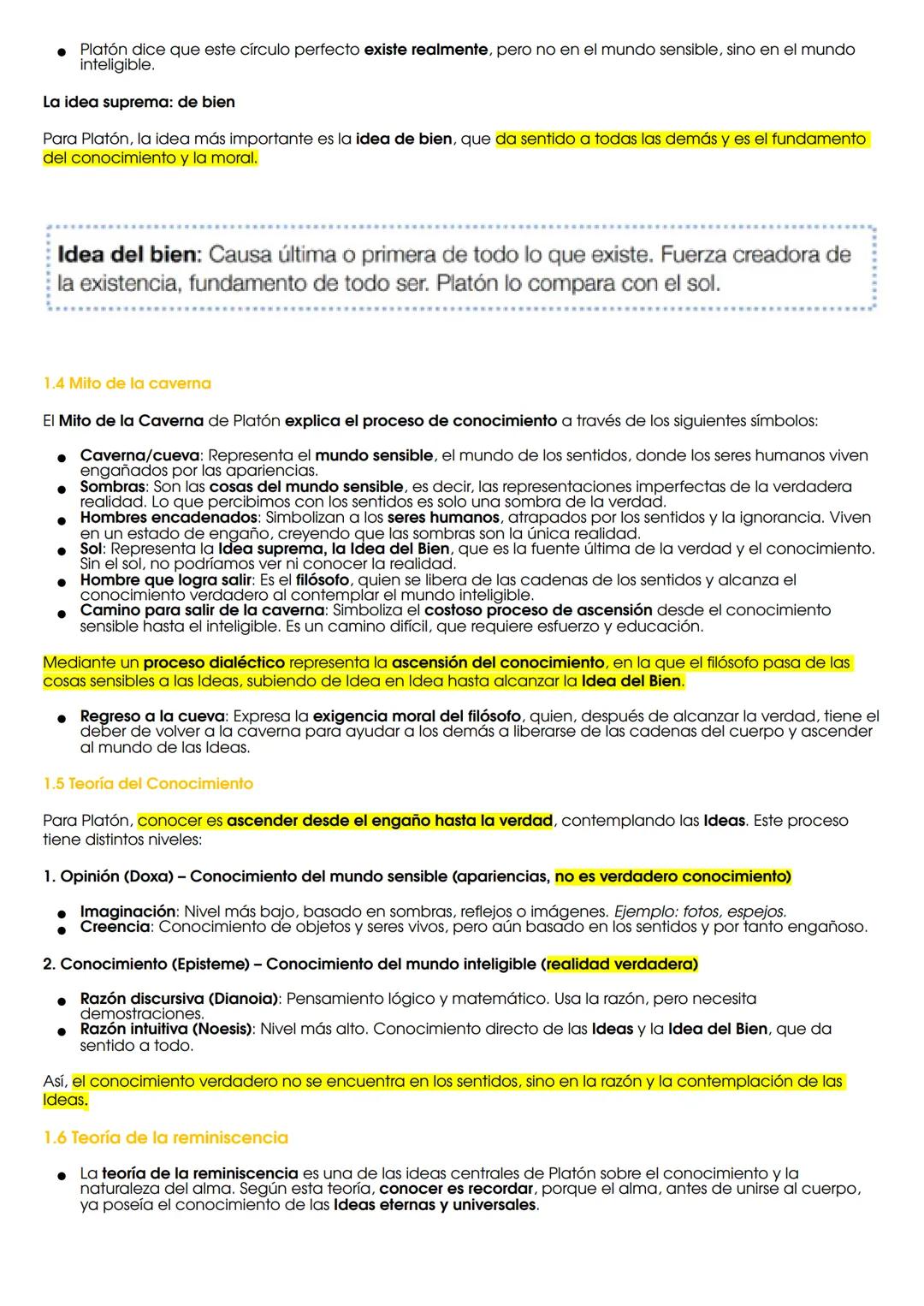 --- OCR Start ---
Platon y Aristoteles- Filosofia
1- Platón
1.1 La teoría de las ideas de Platón.
Platón (427-347 a. C.), llamado verdaderam
