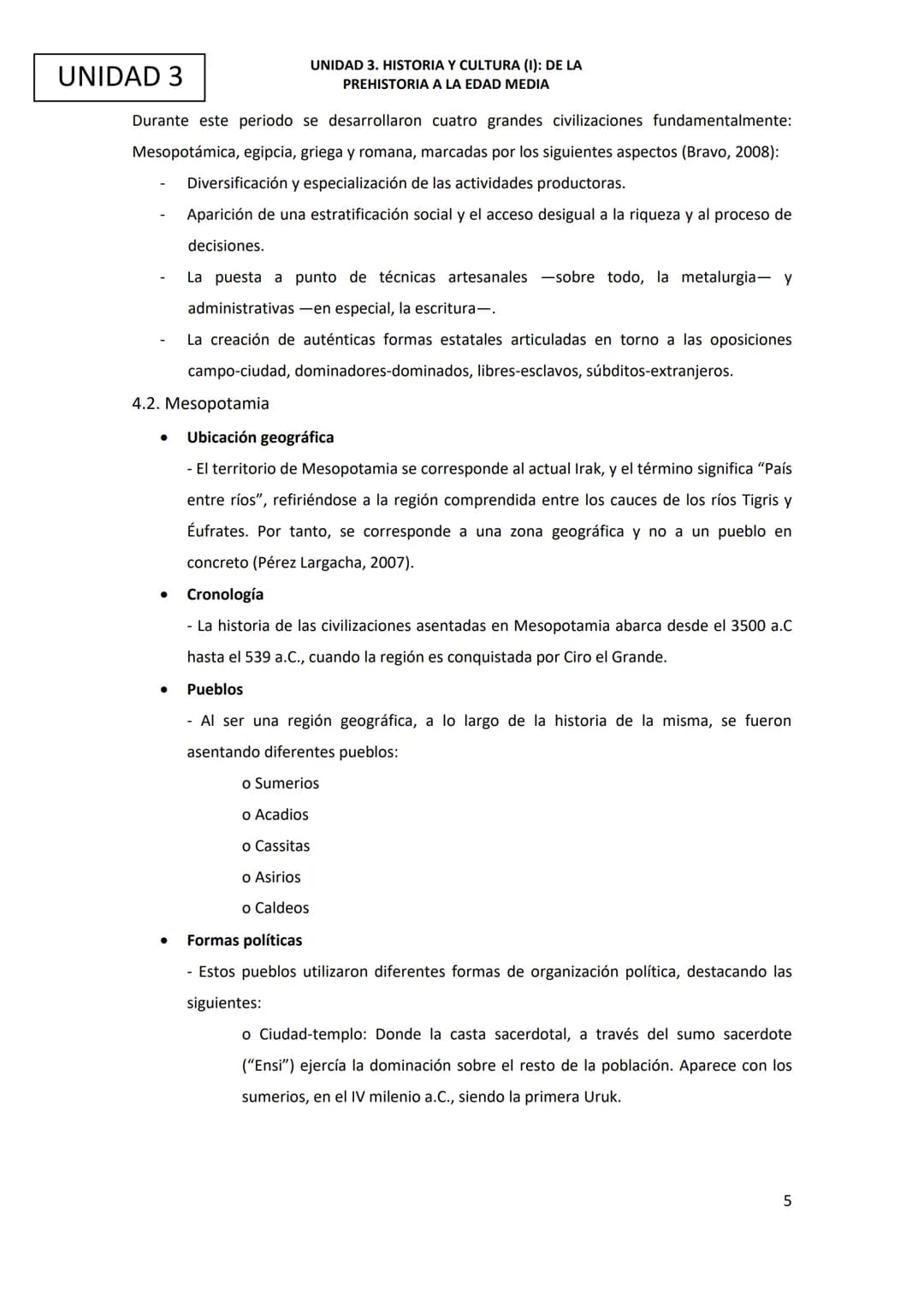 Ciencias Sociales
UNIDAD 3. Historia y cultura (1): de la Prehistoria a la Edad Media UNIDAD 3
ÍNDICE
1. Introducción y objetivos de la unid