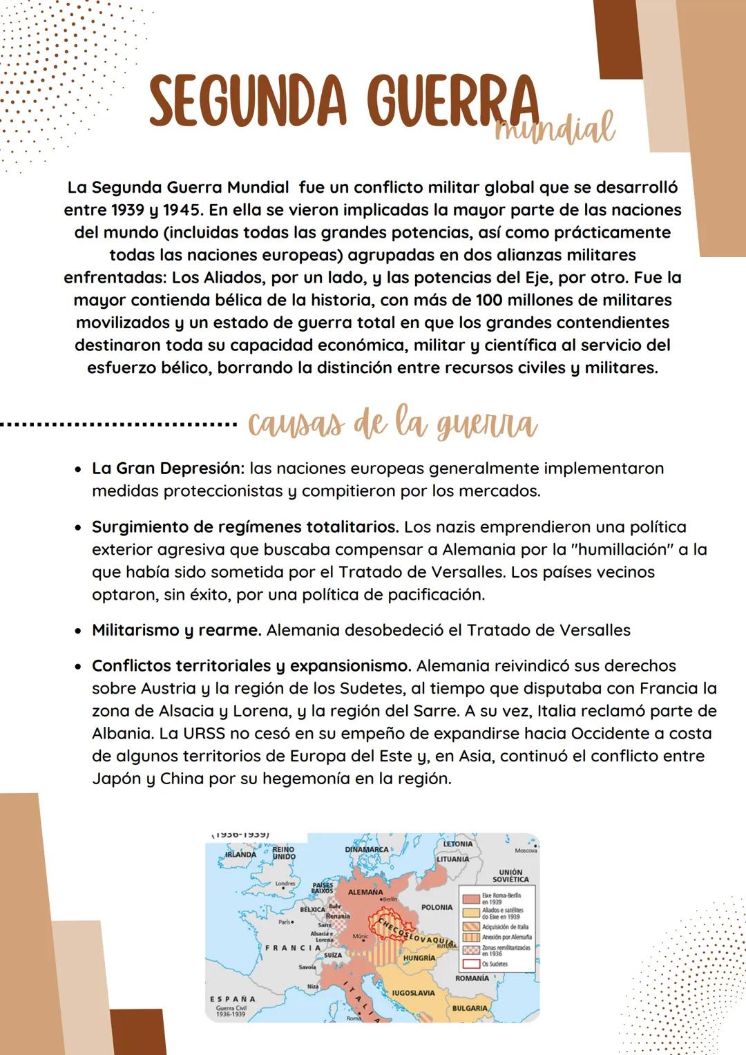 La Segunda Guerra Mundial