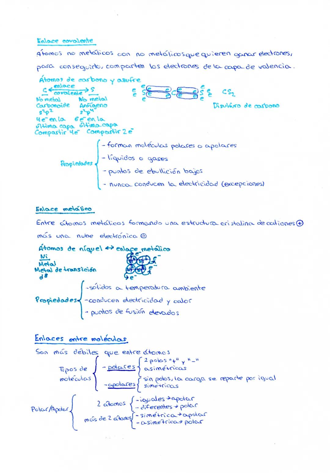 ENLACE
Enlace Químico
Enlaces
entre
Metal
Alcalino
s
teen la
entre moléculas
atomos.
- iónico
Los metales quieren perder electrones
Y
los no