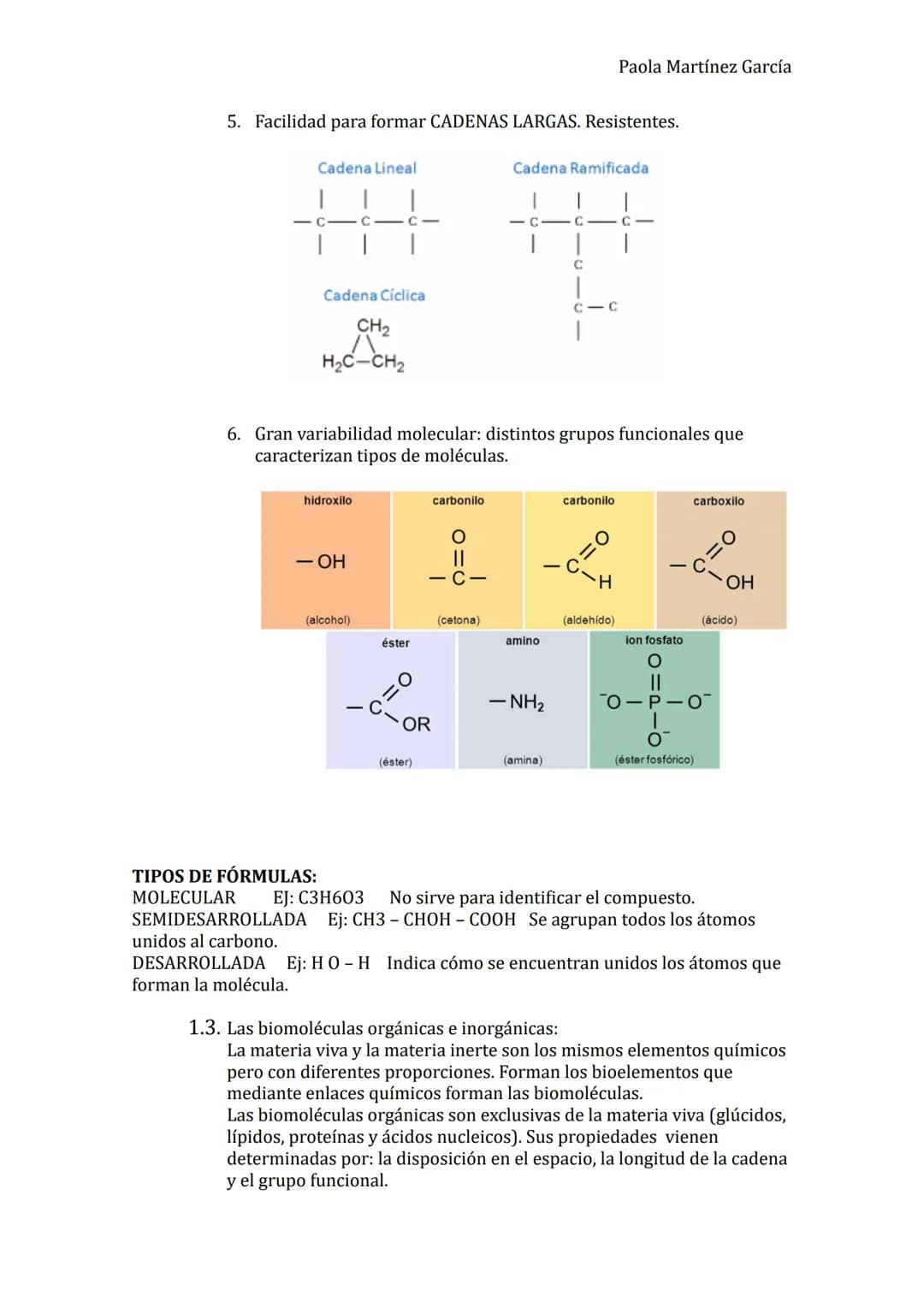 TEMA 1: LA BASE MOLECULAR DE LA VIDA:
1. COMPOSICIÓN DE LA MATERIA VIVA:
1.1. CARACTERÍSTICAS QUE DEFINEN A LOS SERES VIVOS:
Composición quí