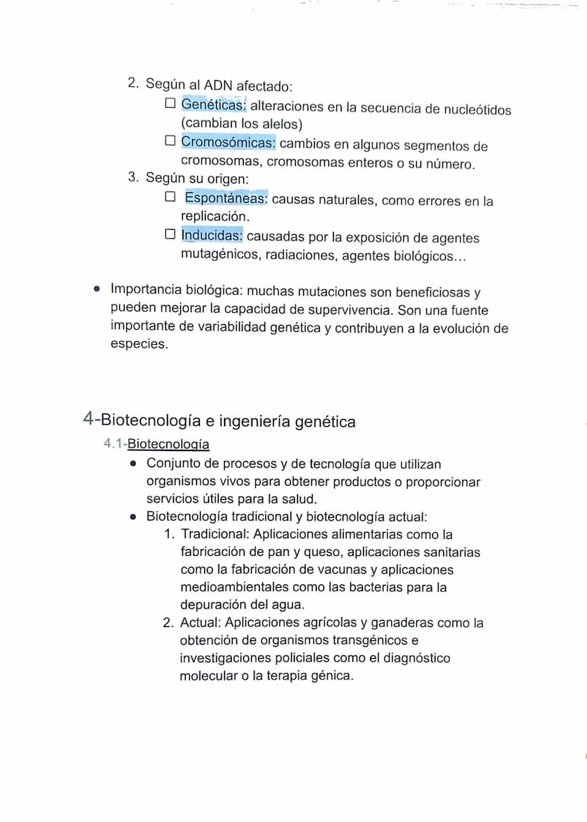 TEMA 4: LA INFORMACIÓN Y LA MANIPULACIÓN
GENÉTICA
1-Los ácidos nucleicos.
Son moléculas, llamadas polinucleótidos, formadas por largas
caden