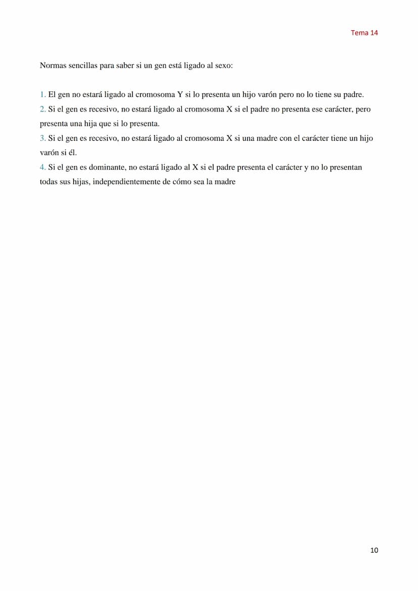 Tema 14 Genética Mendeliana
1. Concepto de genética
Tema 14
La Genética es la parte de la biología que estudia los mecanismos y circunstanci