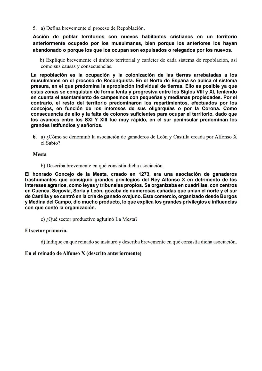 BLOQUE 2. LA EDAD MEDIA: TRES CULTURAS Y UN MAPA POLÍTICO EN
CONSTANTE CAMBIO (711-1474).
1. a) ¿Qué monarquía reinaba en la Península en el