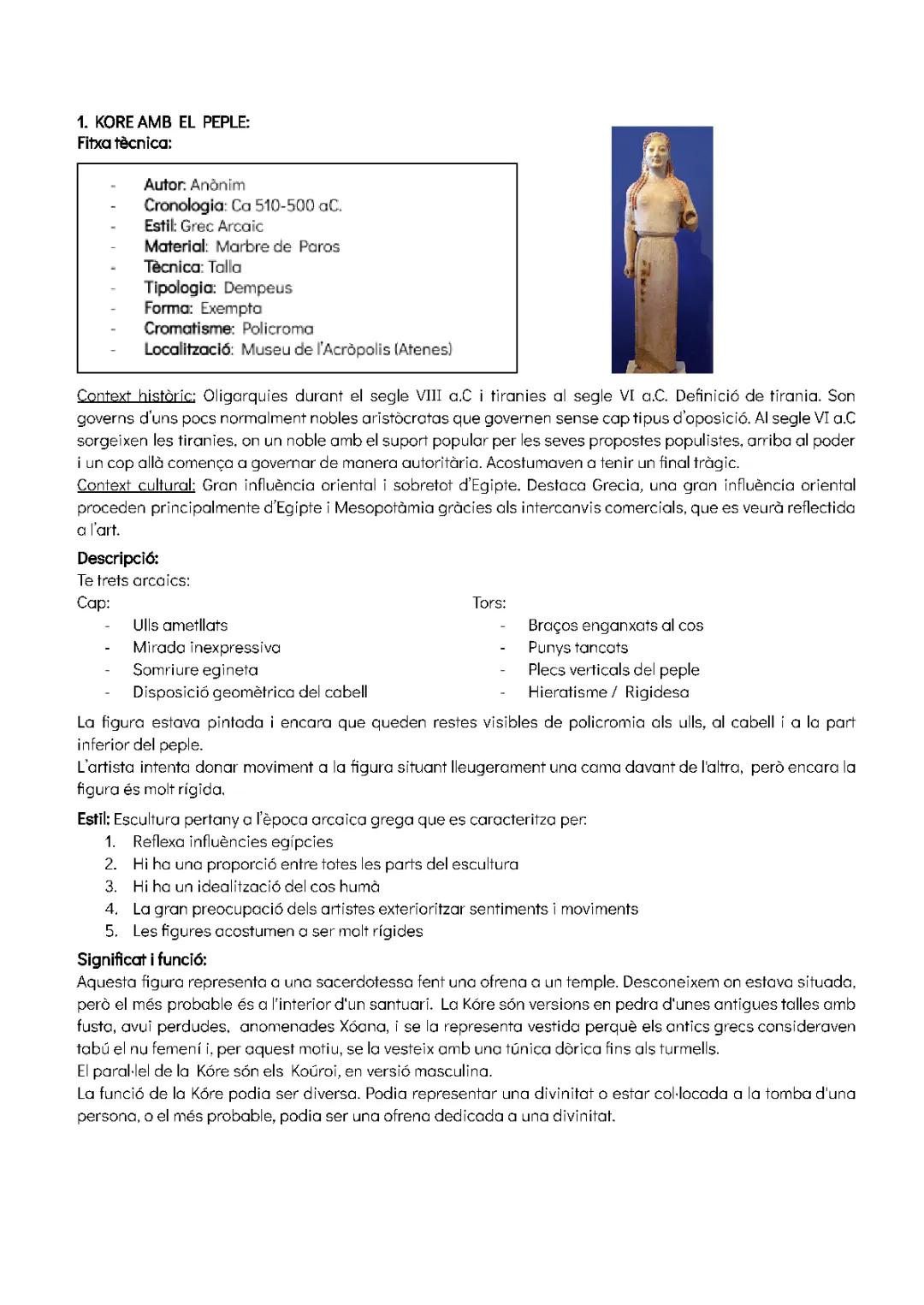 Història de l'Art: Tema 1