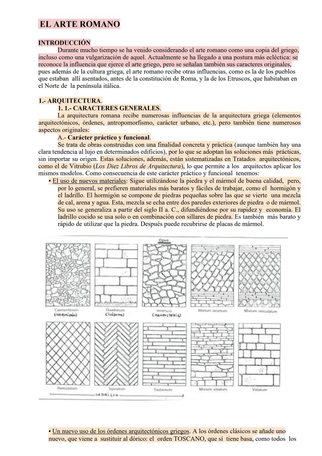 # EL ARTE ROMANO

## INTRODUCCIÓN
Durante mucho tiempo se ha venido considerando el arte romano como una copia del griego,
incluso como una 