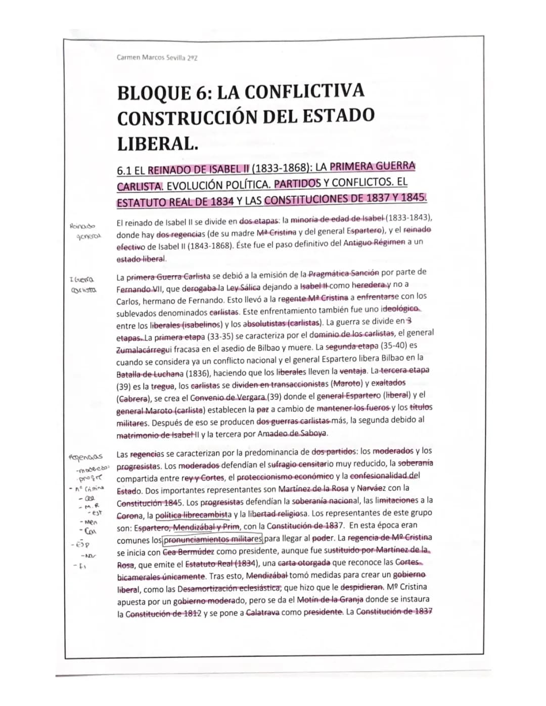 Guerras Carlistas y Evolución Política en España - Resumen y Consecuencias