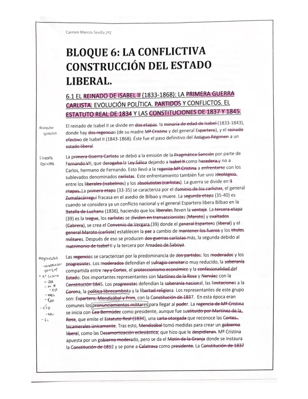
<h2 id="laprimeraguerracarlistaresumen">La Primera Guerra Carlista Resumen</h2>
<p>El reinado de Isabel II se divide en dos etapas. La prim
