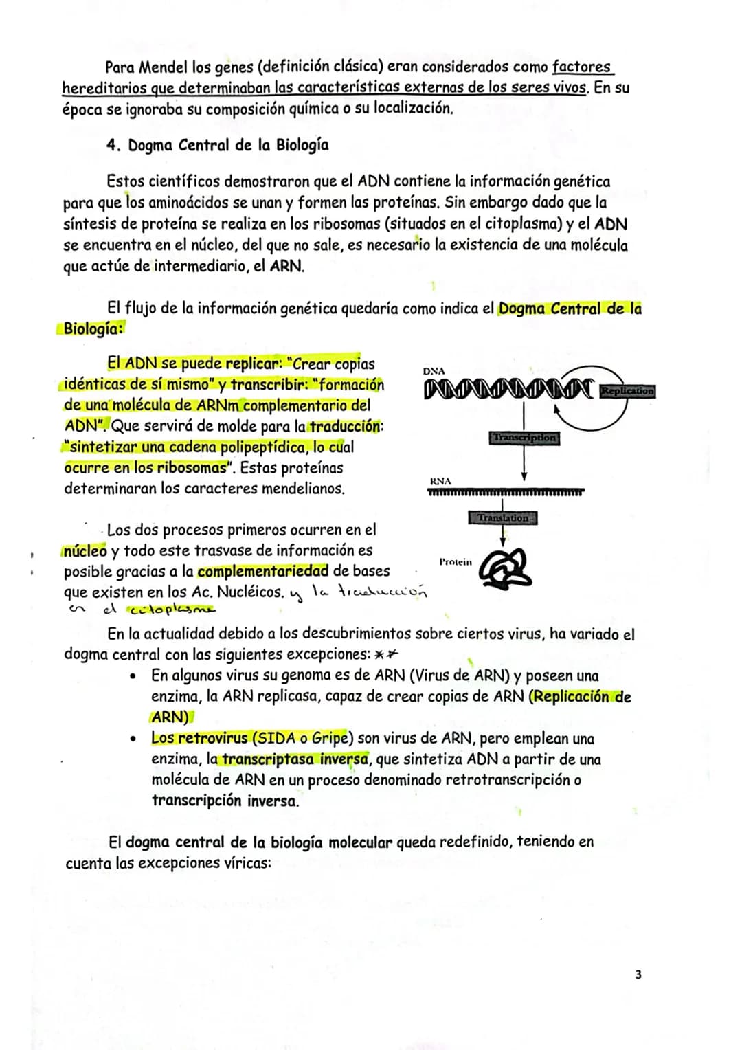 # TEMA 7. GENÉTICA MOLECULAR I.

1. GENÉTICA MOLECULAR
2. NATURALEZA DEL MATERIAL GENÉTICO
2.1. Concepto clásico y molecular de gen
3. DOGMA
