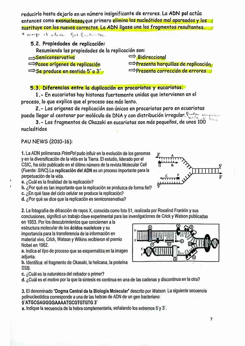 # TEMA 7. GENÉTICA MOLECULAR I.

1. GENÉTICA MOLECULAR
2. NATURALEZA DEL MATERIAL GENÉTICO
2.1. Concepto clásico y molecular de gen
3. DOGMA
