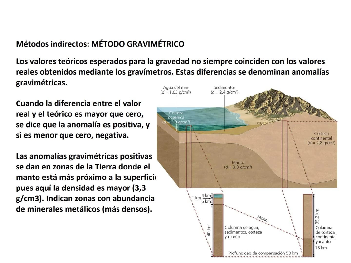 TEMA 1.-
ESTRUCTURA
INTERNA DE LA TIERRA MÉTODOS DE ESTUDIO DEL
INTERIOR DE LA TIERRA Métodos directos
Consisten en la observación directa d