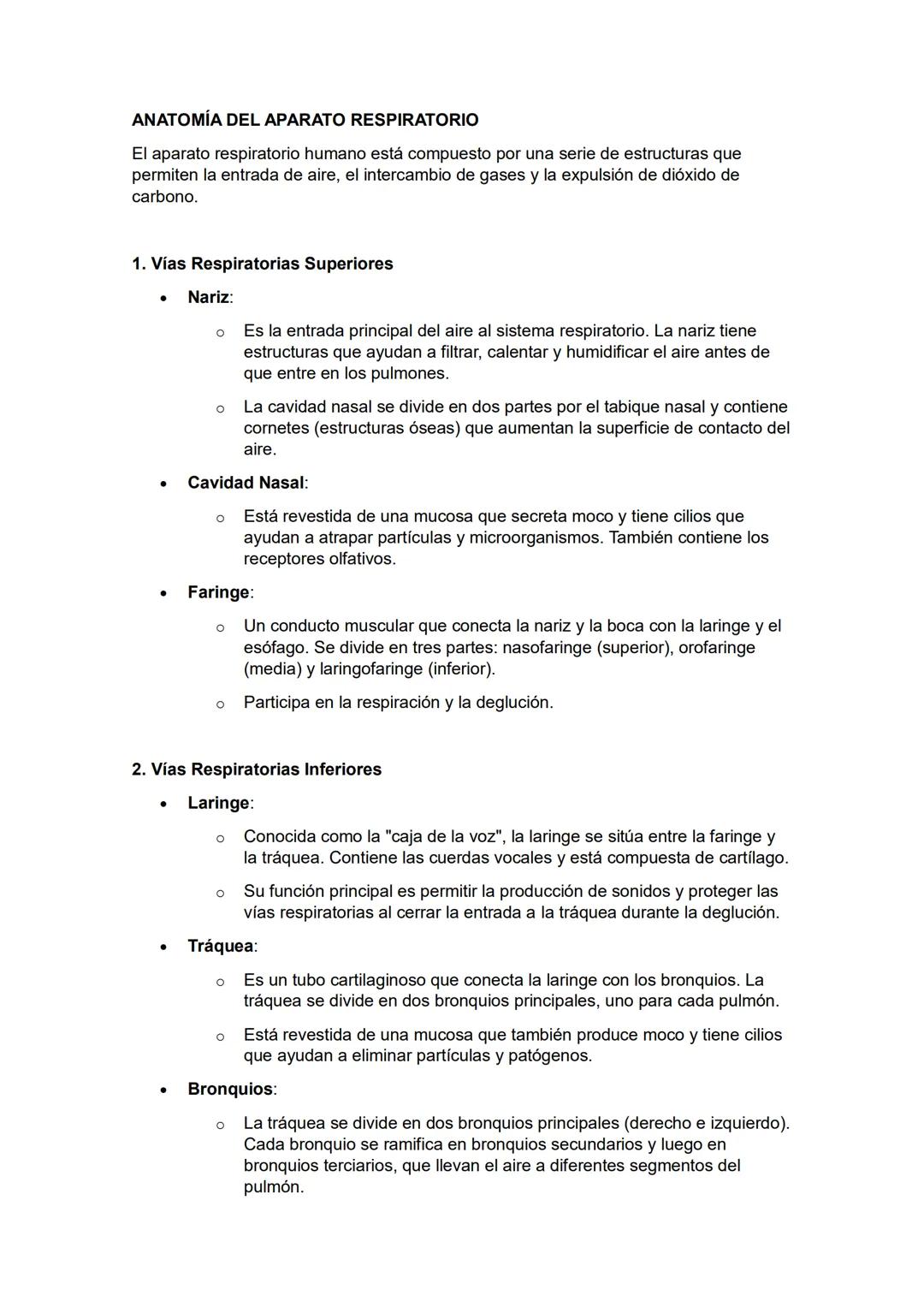 ANATOMÍA DEL APARATO RESPIRATORIO