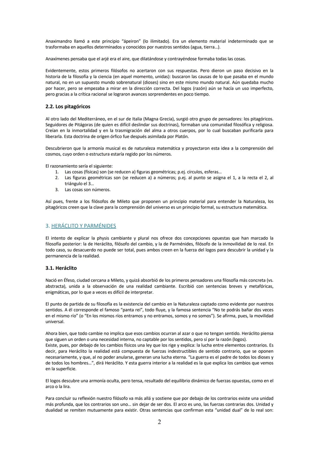 LA FILOSOFÍA PRESOCRÁTICA
Los filósofos presocráticos son aquellos que son anteriores o contemporáneos de Sócrates, y que se dedicaron
princ