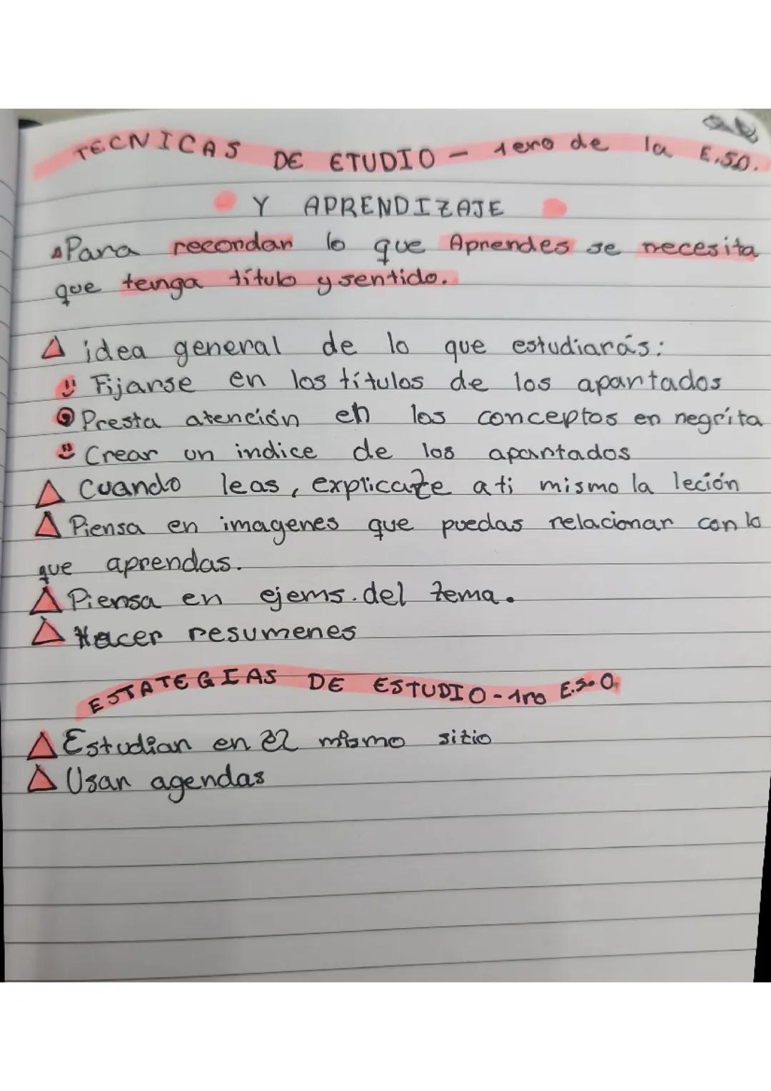 Estrategias de Estudio para Secundaria