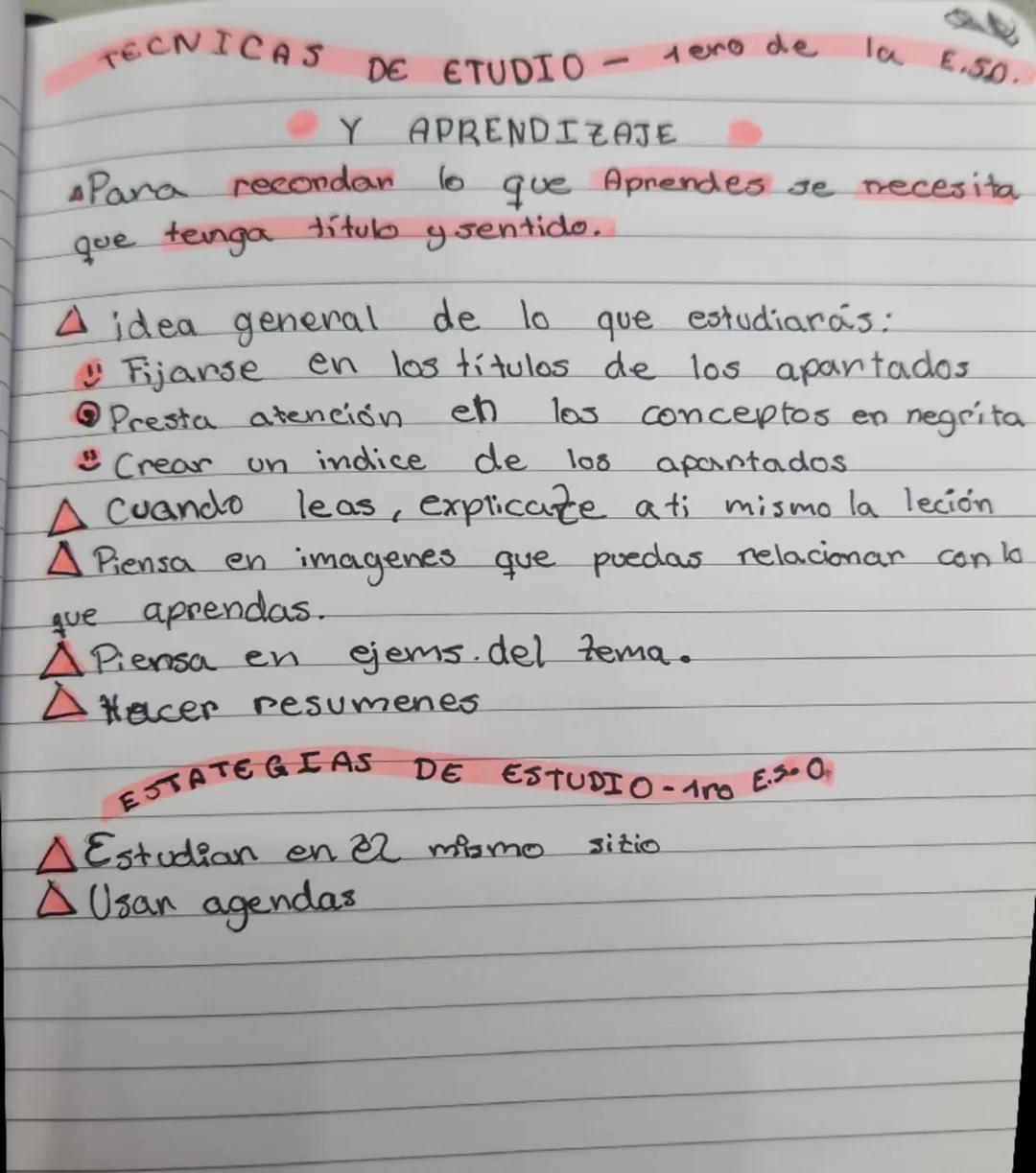 TECNICAS
DE ETUDIO
Y
-
Tero de
la E.50.
APRENDIZAJE
Para recordar lo
que Aprendes se necesita
que tenga título y sentido..
A idea general de