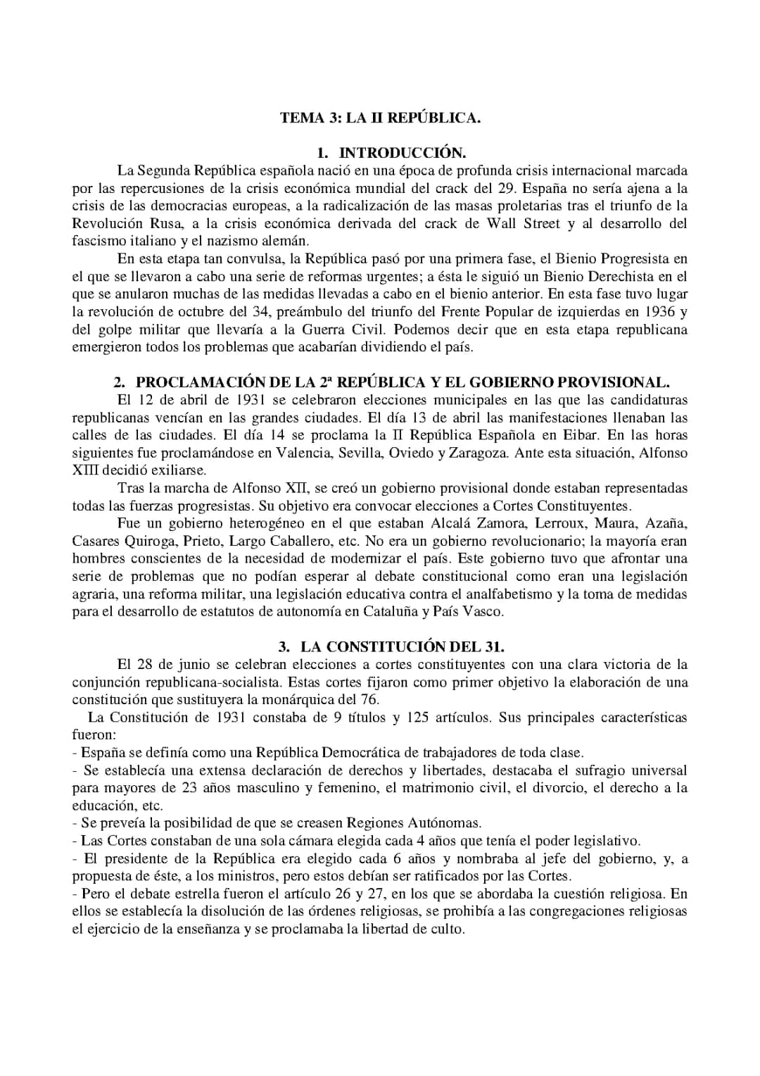 La Segunda República en España