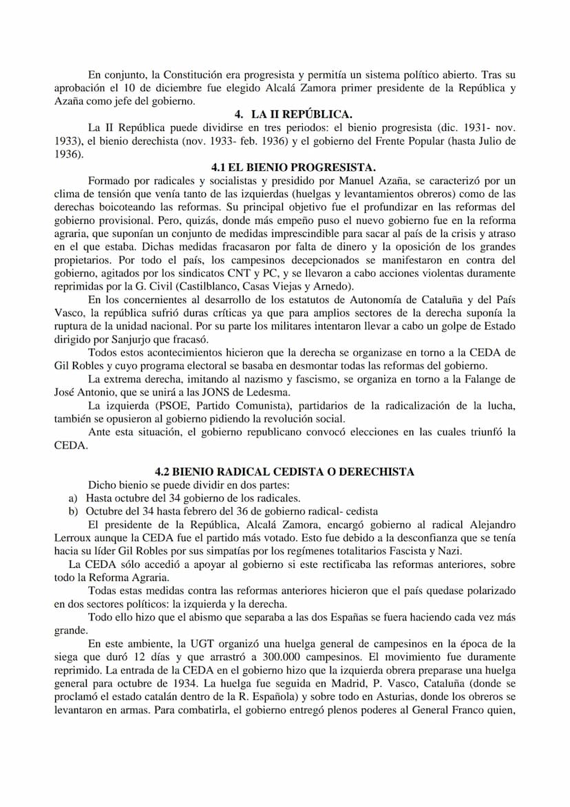 TEMA 3: LA II REPÚBLICA.
1. INTRODUCCIÓN.
La Segunda República española nació en una época de profunda crisis internacional marcada
por las 