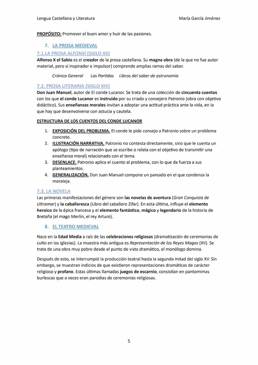 Lengua Castellana y Literatura
tema 1: la literatura medieval
1. CONTEXTO HISTÓRICO, SOCIAL Y CULTURAL.
La Edad Media literaria se inicia co