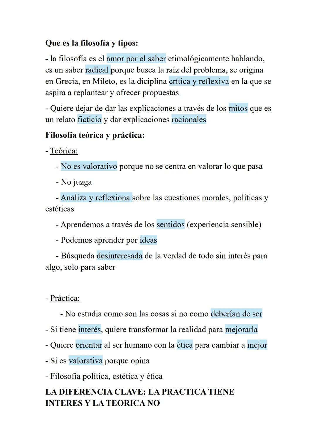 Que es la filosofía y tipos:
- la filosofía es el amor por el saber etimológicamente hablando,
es un saber radical porque busca la raíz del 