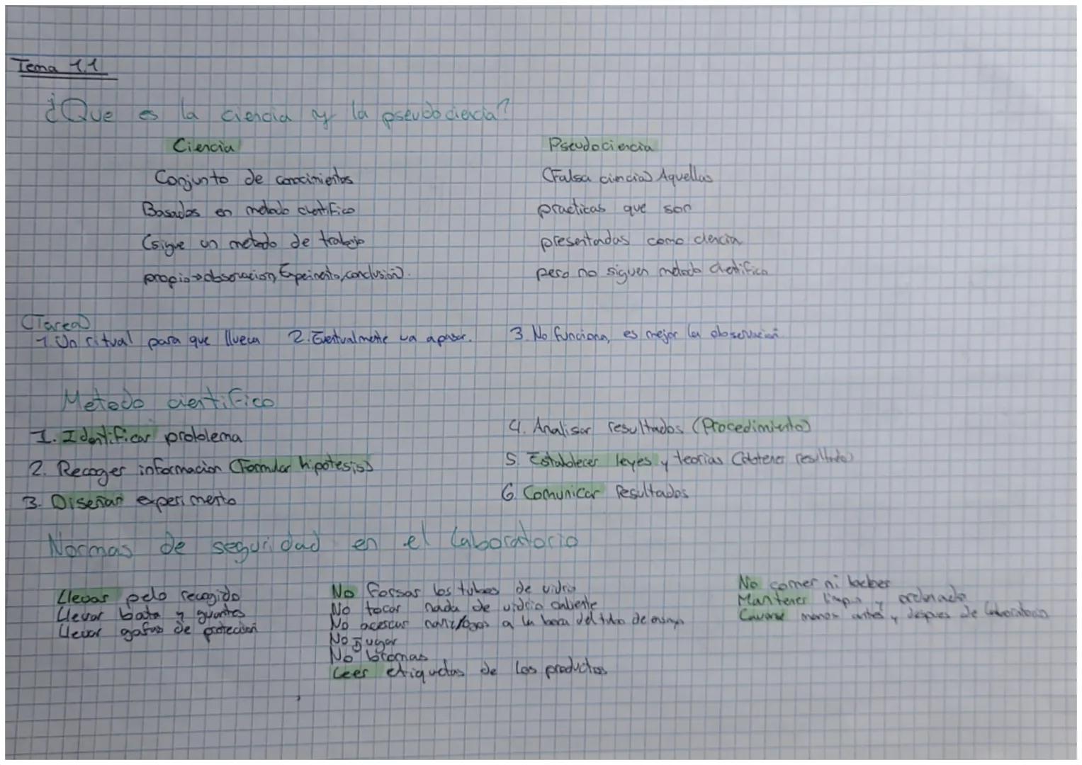 Tema 1.1
¿Que es la
(Tarea
1.0o ritual
Ciencia y
Ciencia
para que lluema
Conjunto de conocimientos
Basadas en metodo cuantifico
(sigue un me