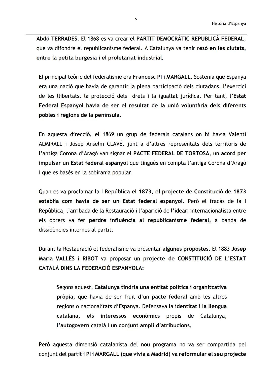 S
Història d'Espanya
BLOC 2. EL CATALANISME (1833-1931)
2.1. ORÍGENS I CONSOLIDACIÓ DEL CATALANISME (1833-1901)
2.1.1. ORÍGENS DEL CATALANIS