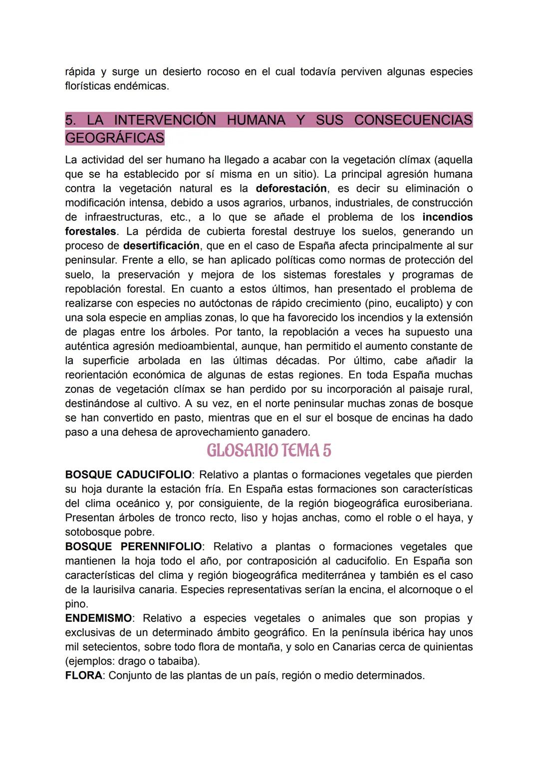 # TEMA 5: LAS REGIONES BIOGEOGRÁFICAS DE ESPAÑA

1.INTRODUCCIÓN

La biogeografía es la ciencia que estudia la distribución de los seres vivo