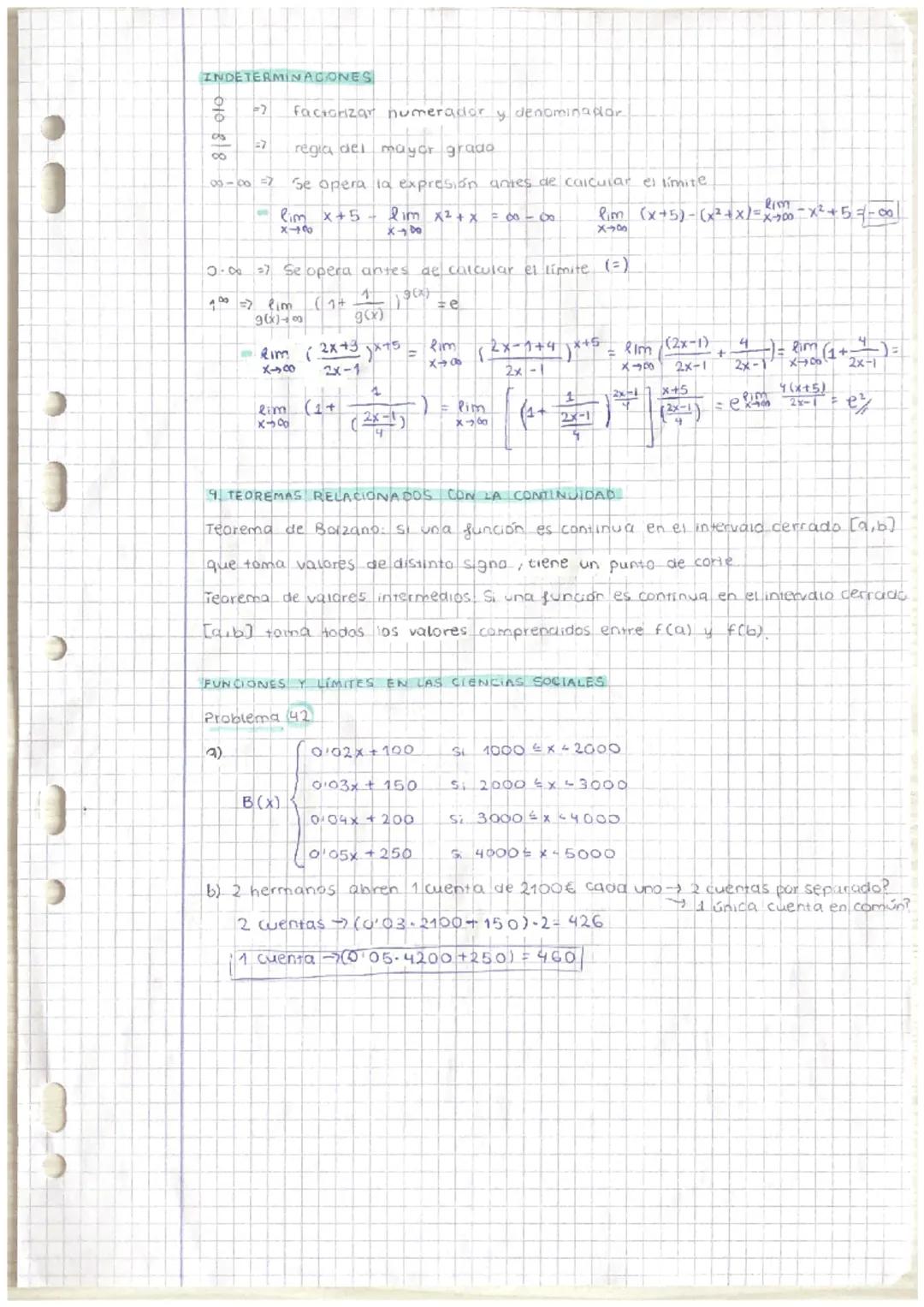tema 5: funciones, límites y continuidad
1. FUNCIONES REALES DE VARIABLE REAL
y = f(x)
Dominio: f(x) = x² → Dom & (X) = TR
9(x)=
-> Dom g (x
