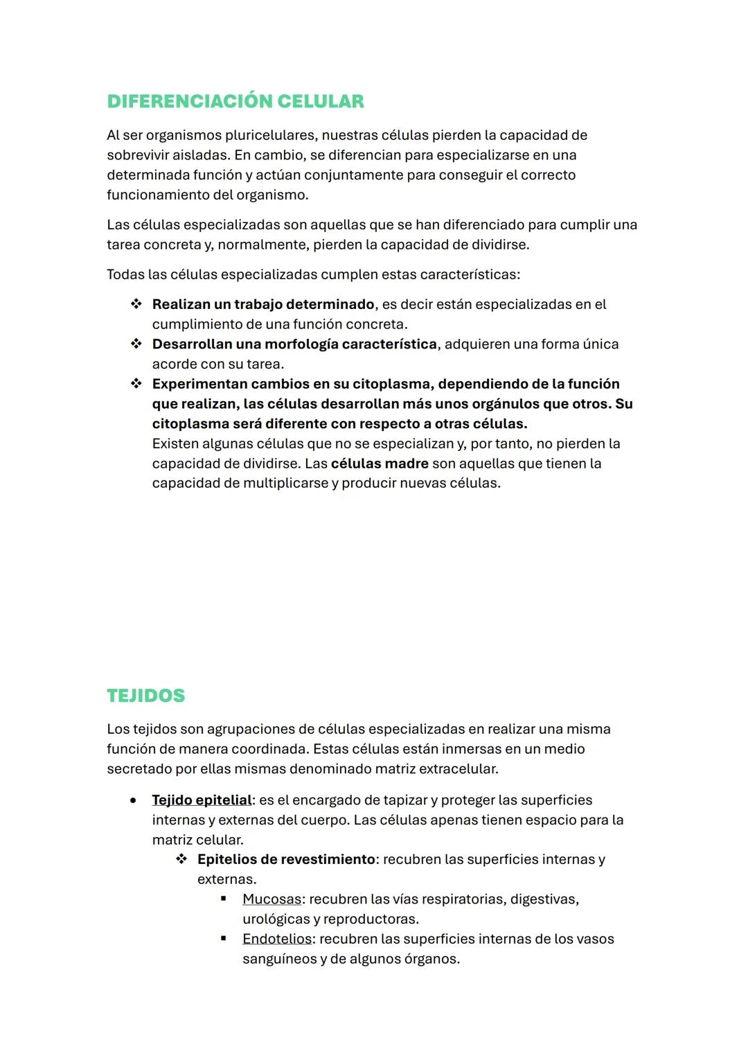 # TEMA 1:

# EL CUERPO HUMANO

## LA CÉLULA, UNIDAD DE VIDA

La célula es la unidad fundamental, estructural y genética de todos los seres
v
