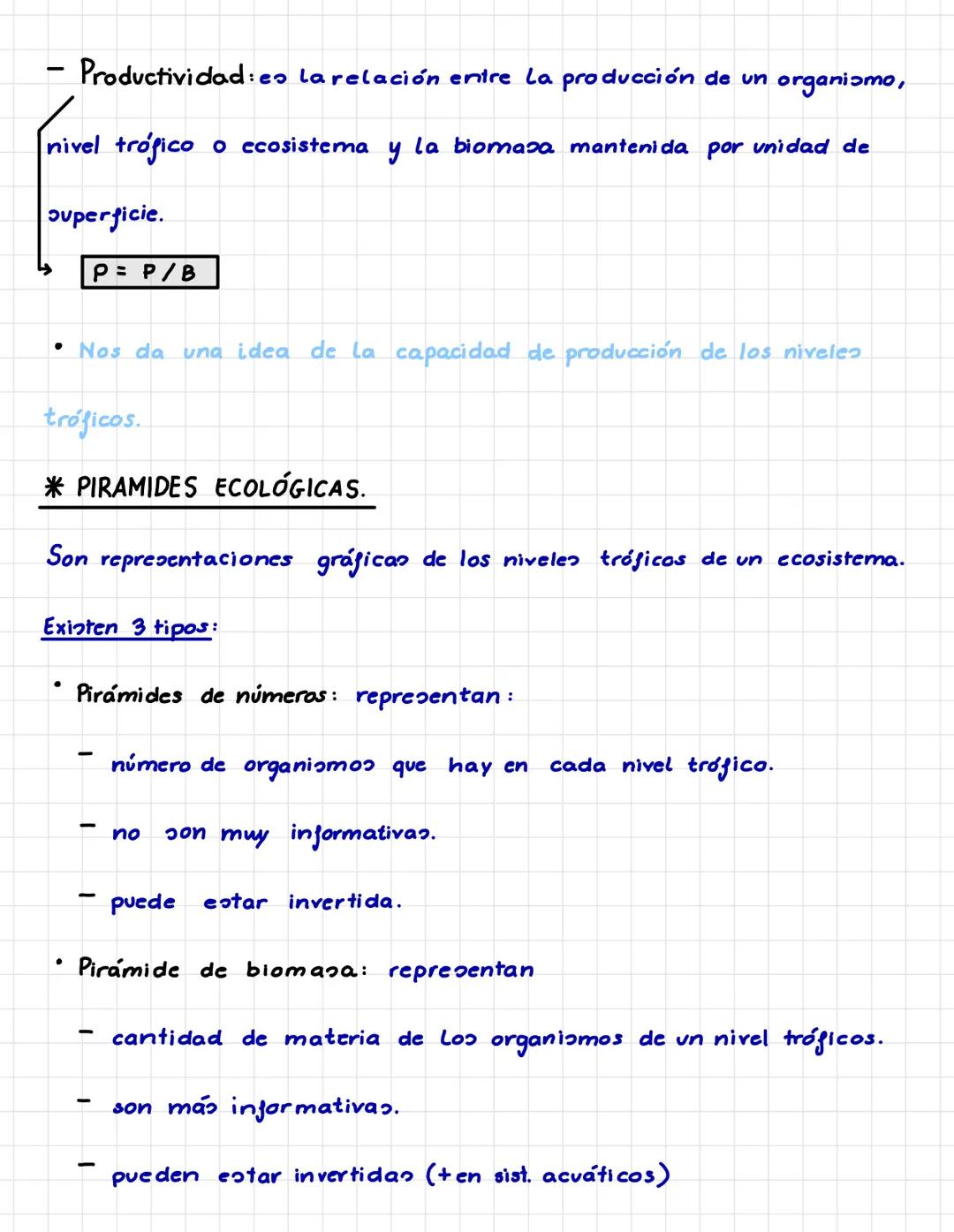 P.4. PARÁMETROS TRÓFICOS Y PIRÁMIDES
ECOLÓGICAS
*PARÁMETROS TRÓFICOS.
Variables matemáticas que permiten cuantificar la transferencia
de mat