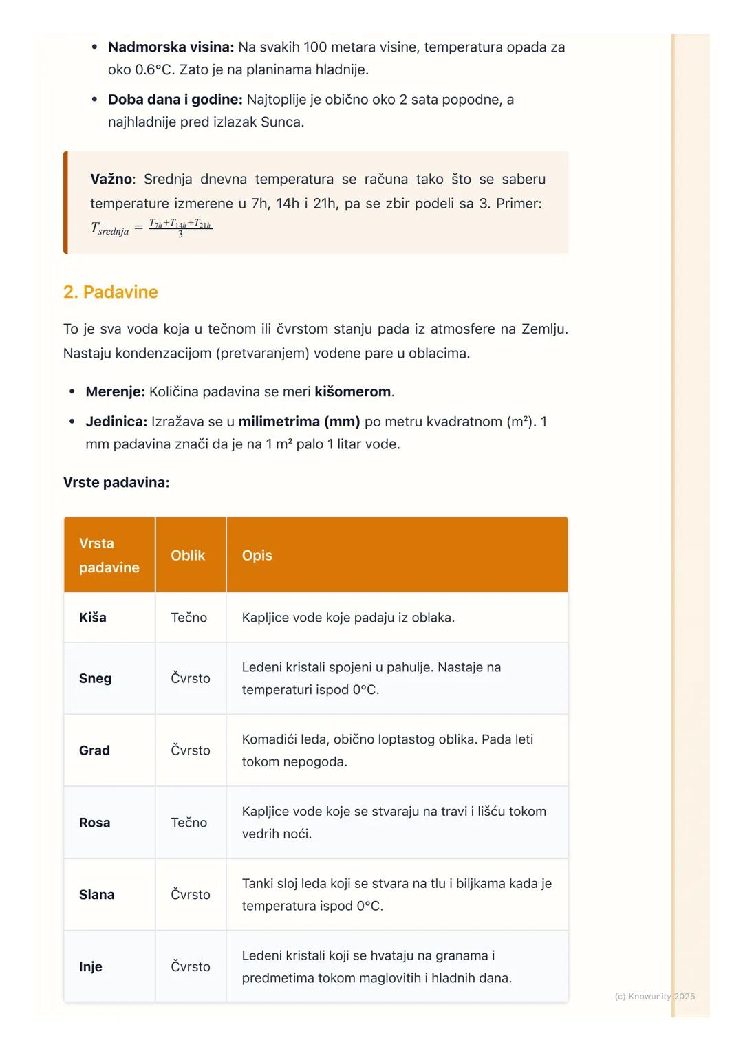 # Vreme i klimatski elementi

Uvod u vreme i klimatske elemente

Vreme je trenutno stanje atmosfere na nekom mestu. To je ono što vidimo kad