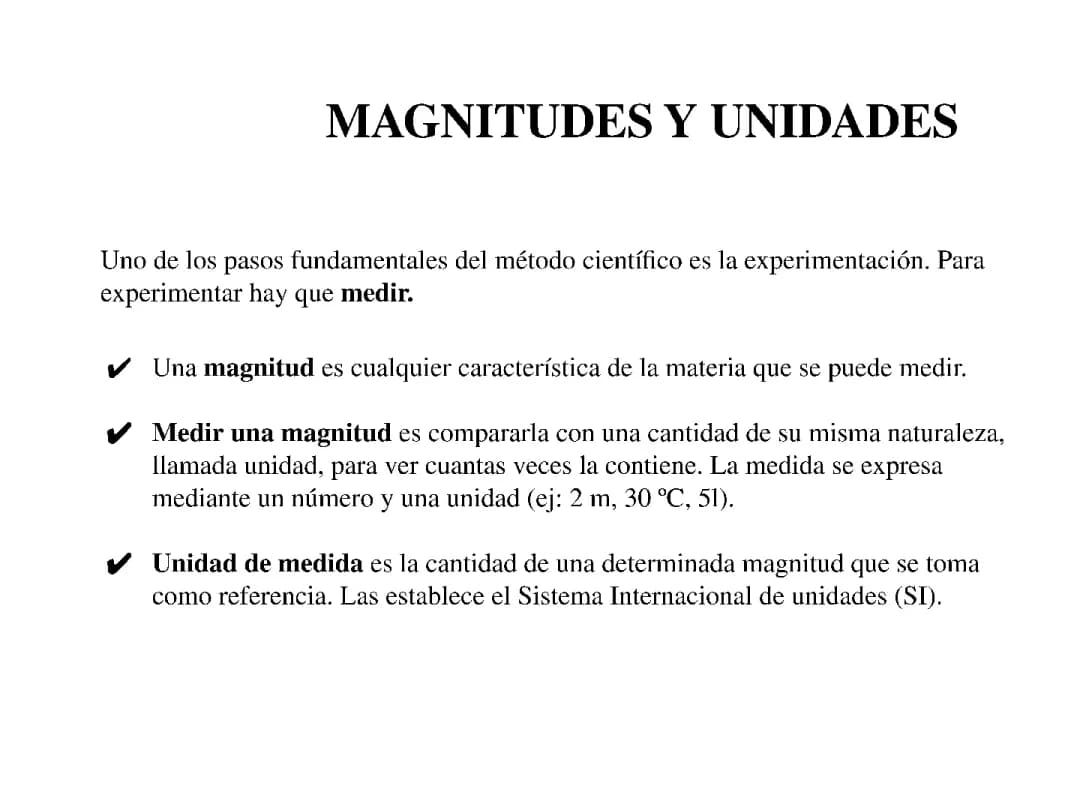 Discover Magnitudes and Units in the International System