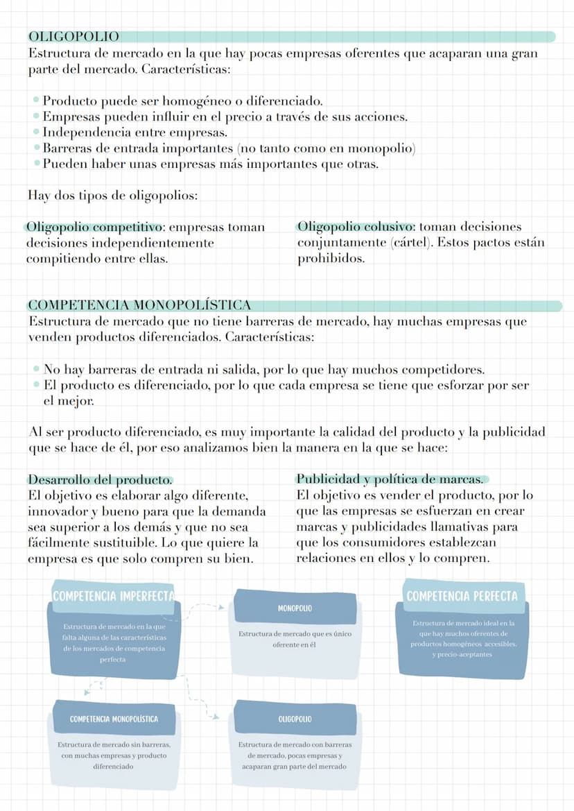 TIPOS DE MERCADO E IMPLICACIONES EN LA VIDA DE LAS PERSONAS
Hay dos tipos de mercado, y para diferenciarlos tenemos los siguientes elementos