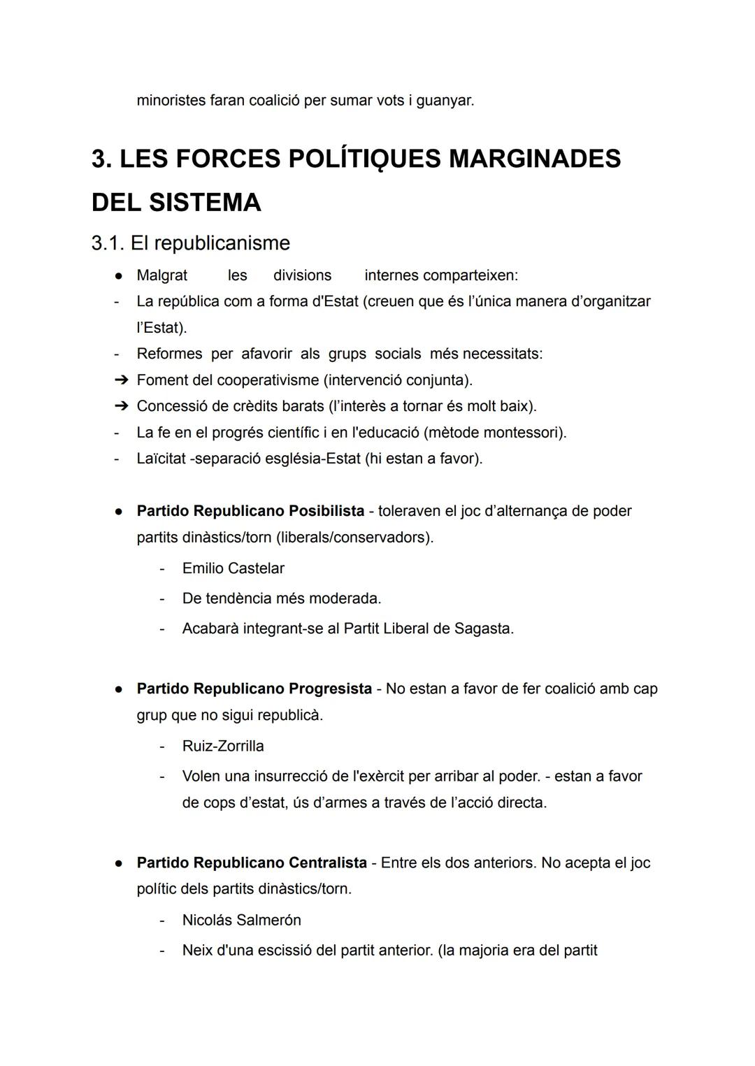La Restauració borbònica (1875-1902)
1. Les claus d'un nou sistema polític
1874 El futur Alfons XII fa públic des de l'exili el Manifest de 