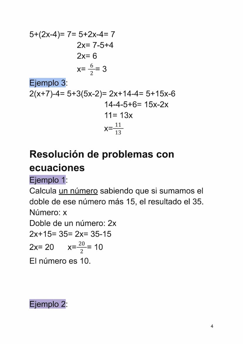 ECUACIONES
-
IGUALDAD: está formada por dos
expresiones separadas por un igual (=). Si al
menos una de las expresiones es algebraica,
se le 