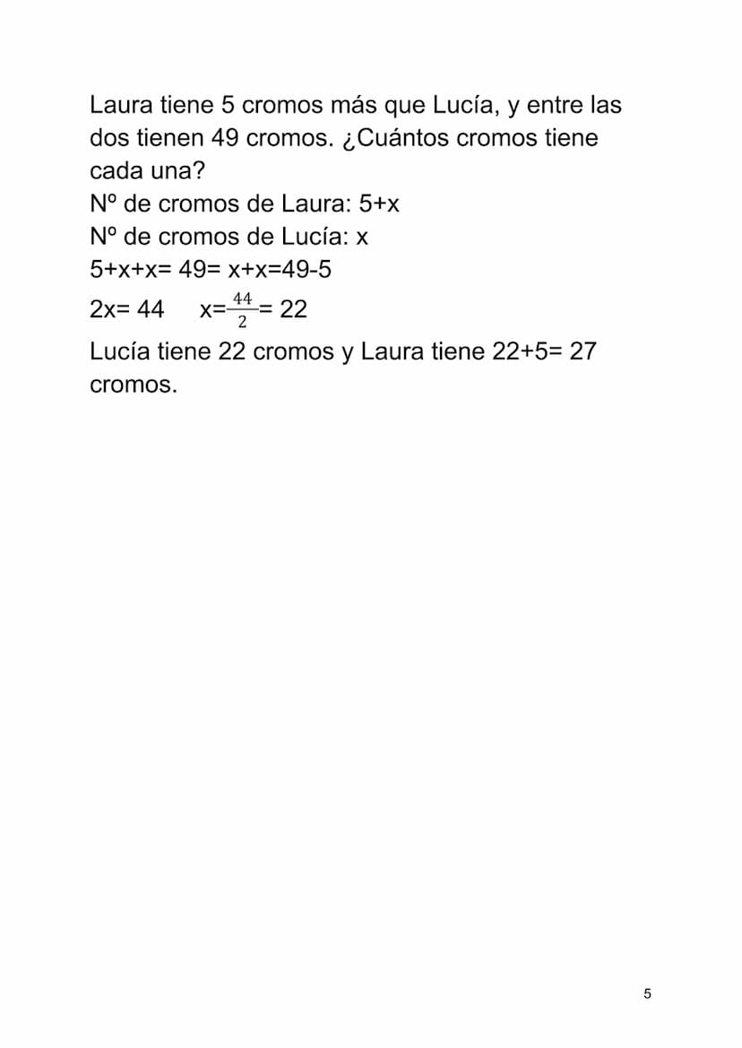 ECUACIONES
-
IGUALDAD: está formada por dos
expresiones separadas por un igual (=). Si al
menos una de las expresiones es algebraica,
se le 