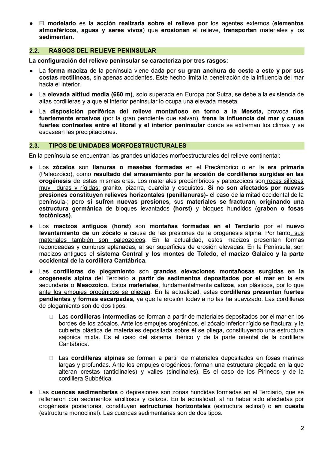 # BLOQUE 1. EL ESPACIO GEOGRÁFICO ESPAÑOL. DIVERSIDAD
GEOMORFOLÓGICA

## 1. EL ESPACIO GEOGRÁFICO ESPAÑOL

### 1.1. LA COMPOSICIÓN DEL TERRI