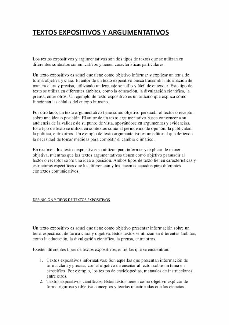 Know TEXTOS EXPOSITIVOS Y ARGUMENTATIVOS thumbnail
