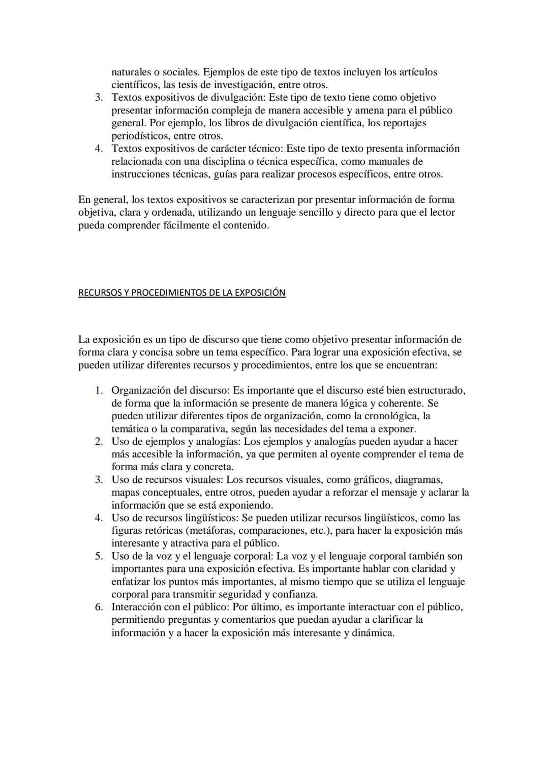 TEXTOS EXPOSITIVOS Y ARGUMENTATIVOS
Los textos expositivos y argumentativos son dos tipos de textos que se utilizan en
diferentes contextos 