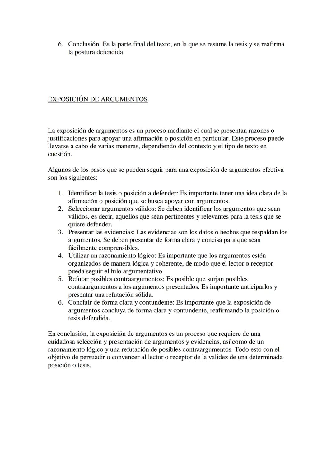 TEXTOS EXPOSITIVOS Y ARGUMENTATIVOS
Los textos expositivos y argumentativos son dos tipos de textos que se utilizan en
diferentes contextos 