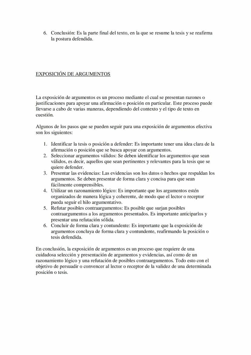 TEXTOS EXPOSITIVOS Y ARGUMENTATIVOS
Los textos expositivos y argumentativos son dos tipos de textos que se utilizan en
diferentes contextos 