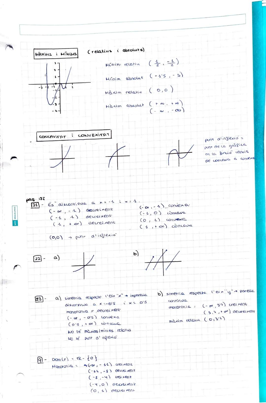 # 5 LES FUNCIONS

CONCEPTE DE FUNCIÓ

una sunció es una correspondència, a cada valor del primer conjunt i correspon in
valor del segon conj