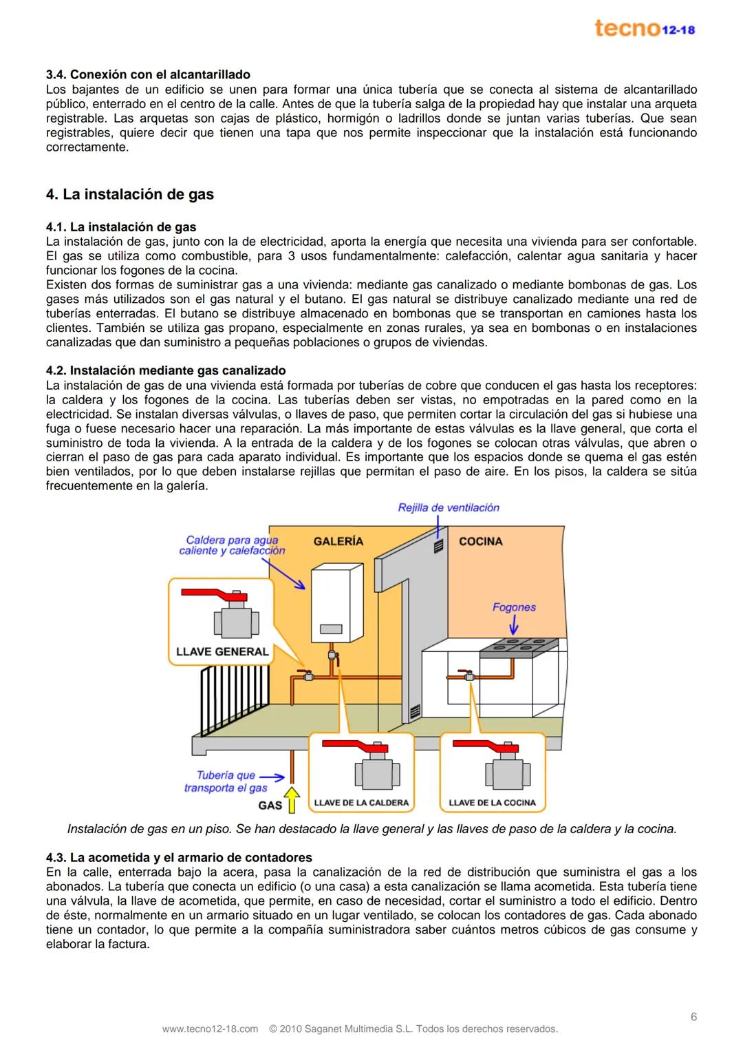 tecno12-18

# Instalaciones en viviendas

Versión 1.0

Índice:

1. La instalación eléctrica 1
2. La instalación de agua 3
3. La instalación 