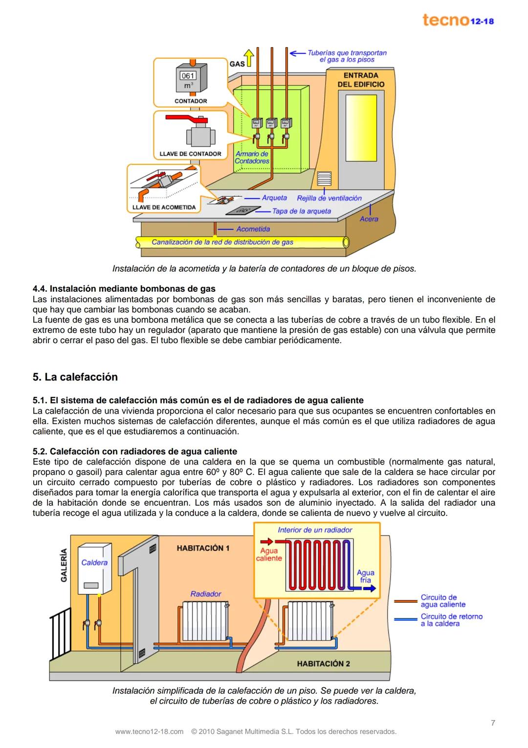 tecno12-18

# Instalaciones en viviendas

Versión 1.0

Índice:

1. La instalación eléctrica 1
2. La instalación de agua 3
3. La instalación 
