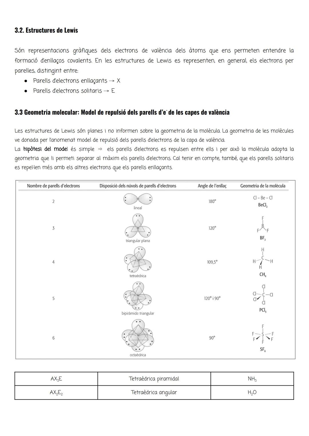 # EXAMEN TRIMESTRAL QUÍMICA - TRI 2

1.  Introducció a l'enllaç químic

Enllaç químic Unió entre àtoms per formar estructures (molècules o c